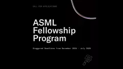 Call for Applications: ASML Fellowship